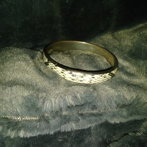 Faux snakeskin bracelet